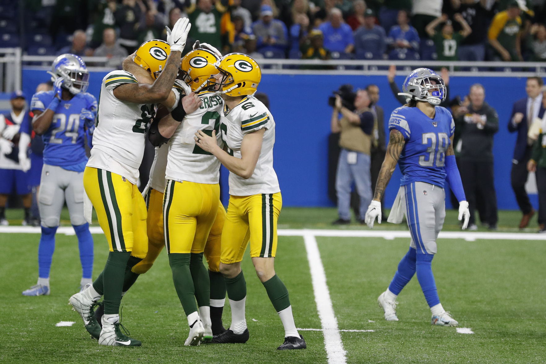 Packers 23, Lions 20
